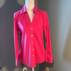 Women's Pink Button-Up Shirt from Talbots